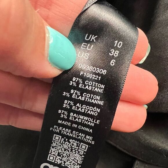 ASOS pleated peg leg pants high rise 6 - Picture 8 of 9